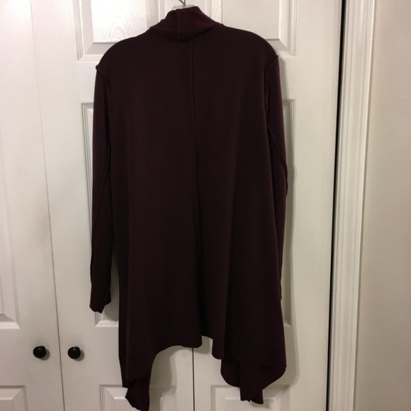 French Laundry Plum Colored, Super Soft Cardigan - Picture 7 of 9